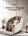 Fauteuil de massage 3D MS-607 – Zéro Gravité & Massage intégral